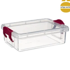 Caja decorada con clip