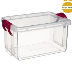 Caja decorada con clip