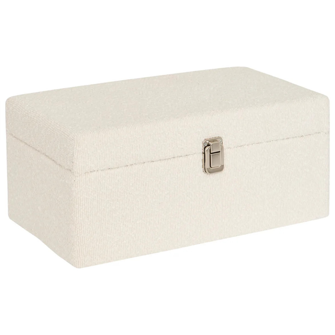 Caja decorativa CARLIE blanca 18x24x42cm
