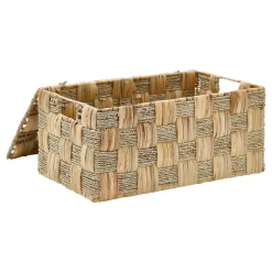 Caja decorativa NADI de mimbre 26x30cm