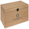 Caja De Farmacia Lit Beige De Madera