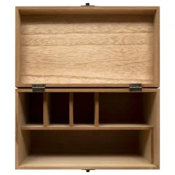 Caja De Farmacia Lit Beige De Madera