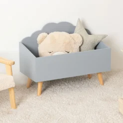 Caja de juguetes NUBE gris
