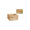 Caja De Madera Beige Quemado 20x41cm