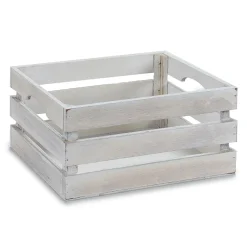 Caja De Madera Blanca 21x15x11Cm