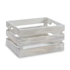 Caja De Madera Blanca 26x16x13Cm