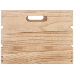 Caja De Madera Factory Natural 28x18x14Cm