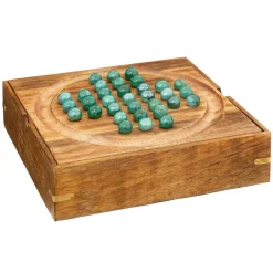 Caja de madera mango con multi juegos