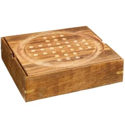 Caja de madera mango con multi juegos