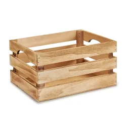Caja De Madera Natural 26x16x13Cm