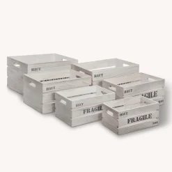 Caja De Madera 40x30x22Cm