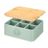 Caja de té metálica