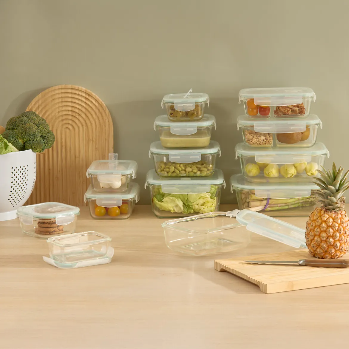 Caja hermética rectangular CLIPEAT 0.45L