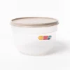 Caja hermética redonda beige 2,4L