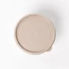 Caja hermética redonda beige 1,4L