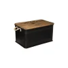 Caja Metálica Negra 60.1x37.8x33.1Cm
