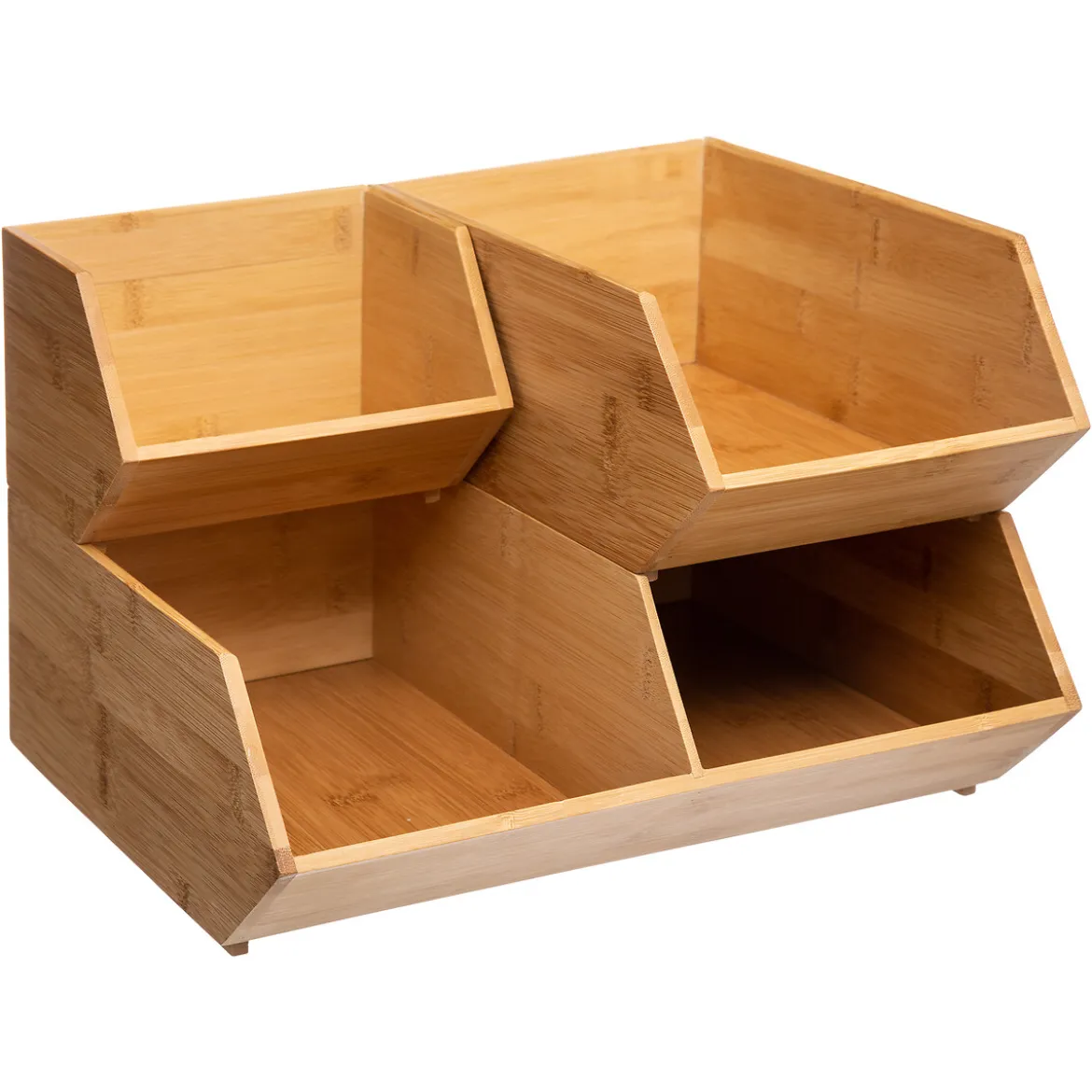 Caja Organizadora Bambú 17.2x31x12.5Cm