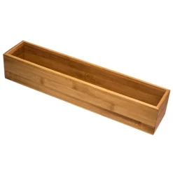 Caja organizadora de bambú 8x38x7Cm