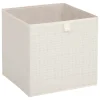 Caja organizadora TWEED beige 31x31cm