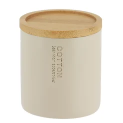 Caja para algodón beige
