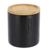 Caja para algodón negro
