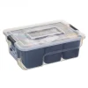 Caja para almacenaje con compartimentos