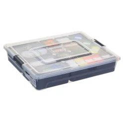 Caja para almacenaje con compartimientos