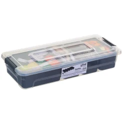 Caja para almacenaje con compartimientos
