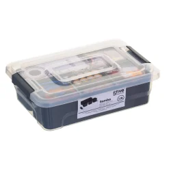 Caja para almacenaje con compartimientos 1.5L