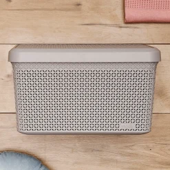 Caja para almacenaje con tapa MODE 17L