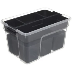 Caja para almacenaje SAMBA con compartimientos 8L
