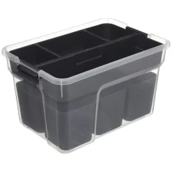 Caja para almacenaje SAMBA con compartimientos 8L