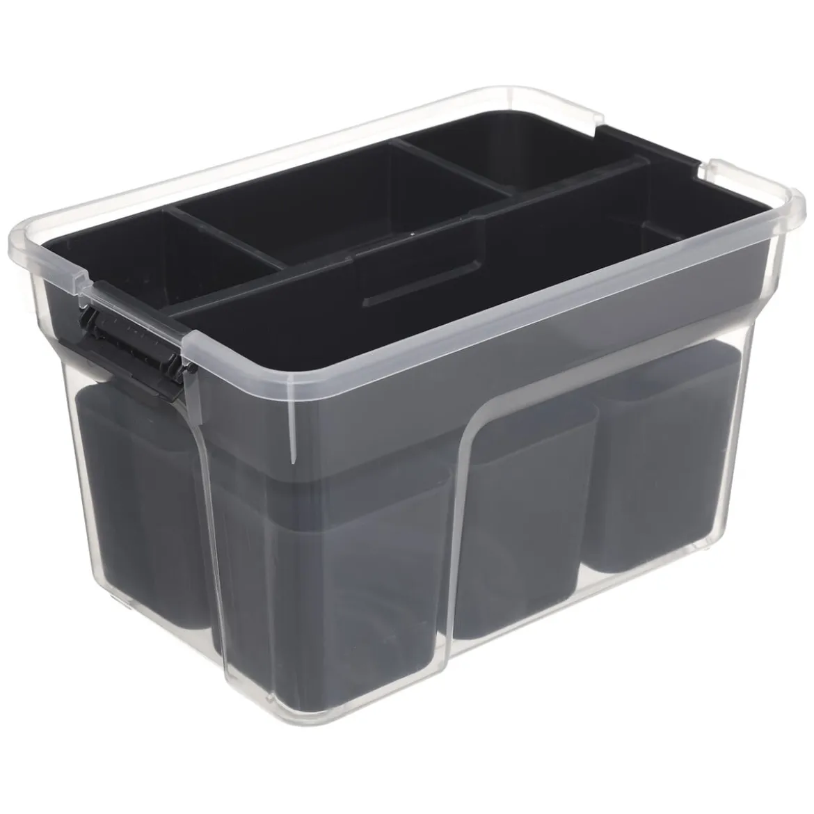 Caja para almacenaje SAMBA con compartimientos 8L