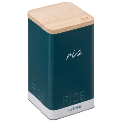 Caja Para Arroz Metálica Verde