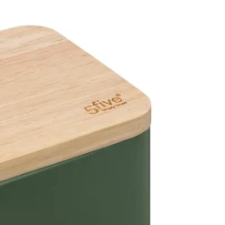 Caja Para Cereales Metálica Verde
