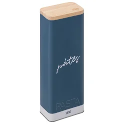 Caja Para Pasta Metálica Azul