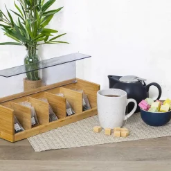 Caja Para Té C/5 Compartimentos