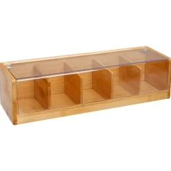 Caja Para Té C/5 Compartimentos