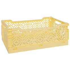 Caja plegable amarilla 30x20x11cm