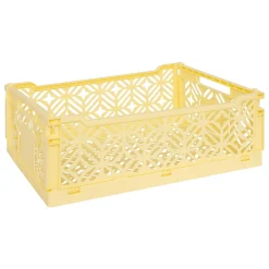 Caja plegable amarilla 15x30x40cm
