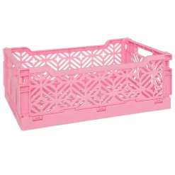 Caja plegable rosa 30x20x11cm