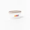 Caja rectangular con tapa beige 0,5L
