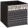 Caja Étnica Tnt Con Pompones 31x31Cm