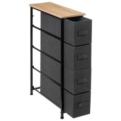 Cajonera TISSA gris oscuro 75cm