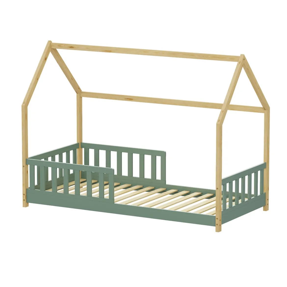 Cama SNUG verde 90x190cm