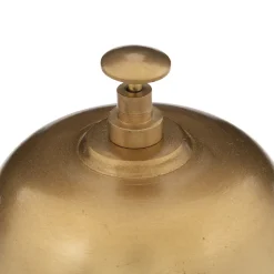 Campana decorativa dorada