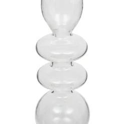 Candelabro Bulles Transparente 22cm
