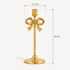 Candelabro con lazo 30cm