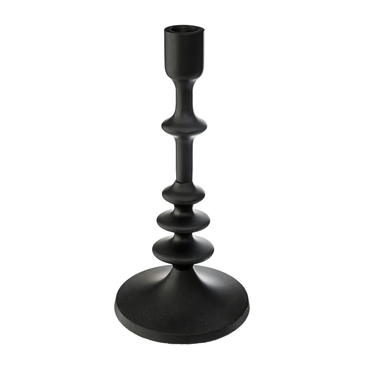 Candelabro De Metal Negro Feel 25.5Cm