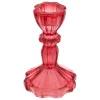 Candelabro rojo de vidrio 11cm